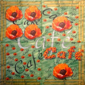 137 Anemones, Poppy - 3-ply - Ambiente